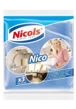Серветки Nicols Nico віскозне універсальні, 3 шт